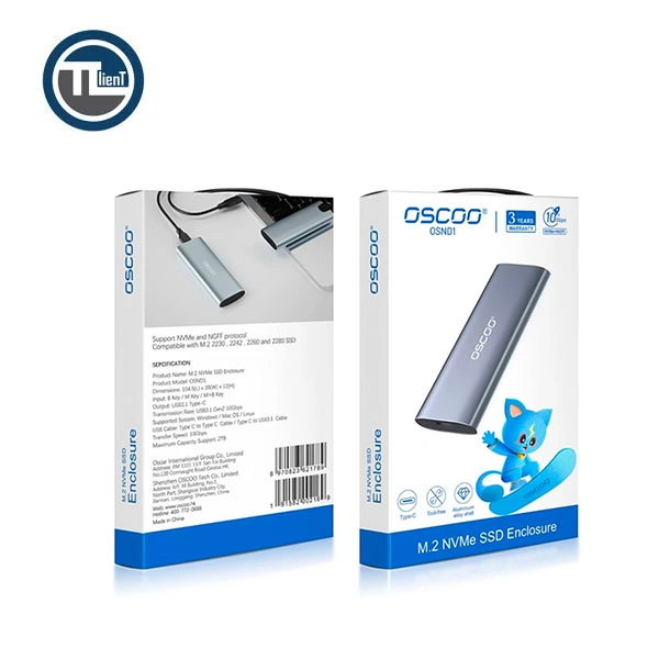 باکس M.2 SSD برند Oscoo مدل Osnd1